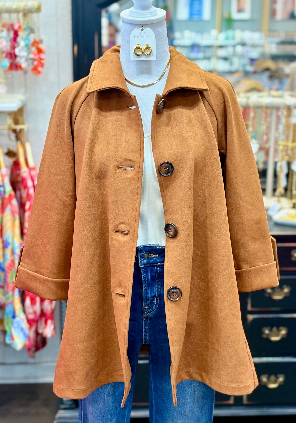 Boho Chic Cognac Jacket