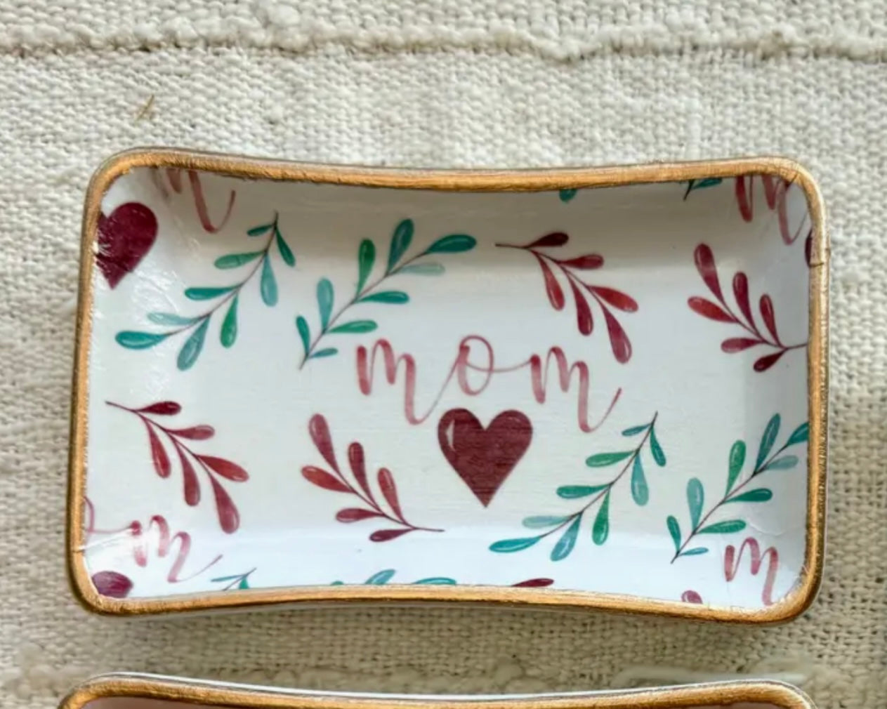 Ceramic Jewelry Tray - Mom — Accents Boutique, Marble Falls TX