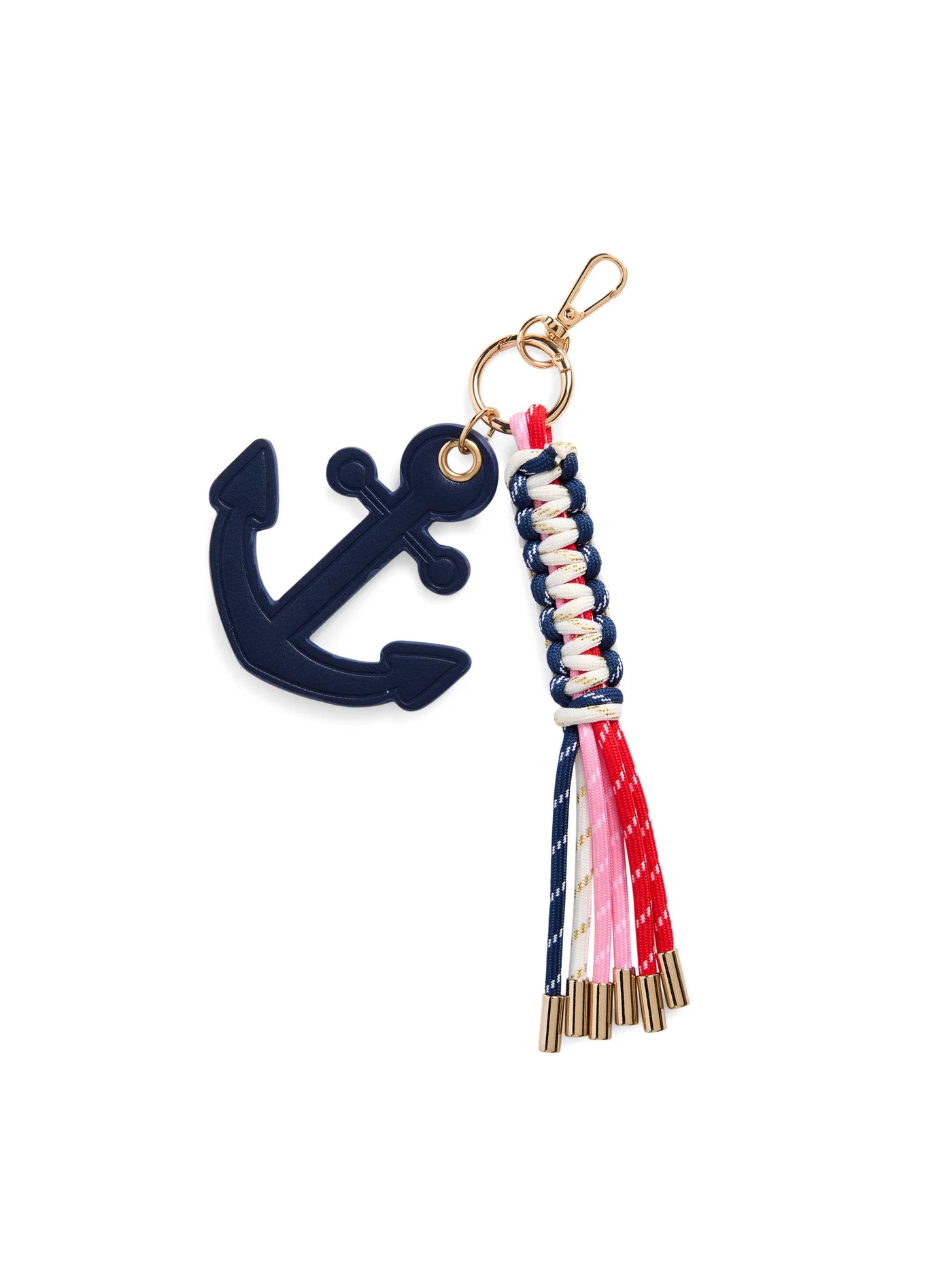 Shiraleah Anchor Bag Charm/Key Ring, Navy
