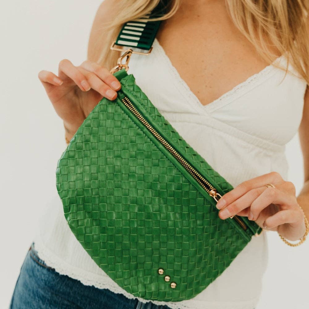 Westlyn Woven Bum Bag - Cherry Red