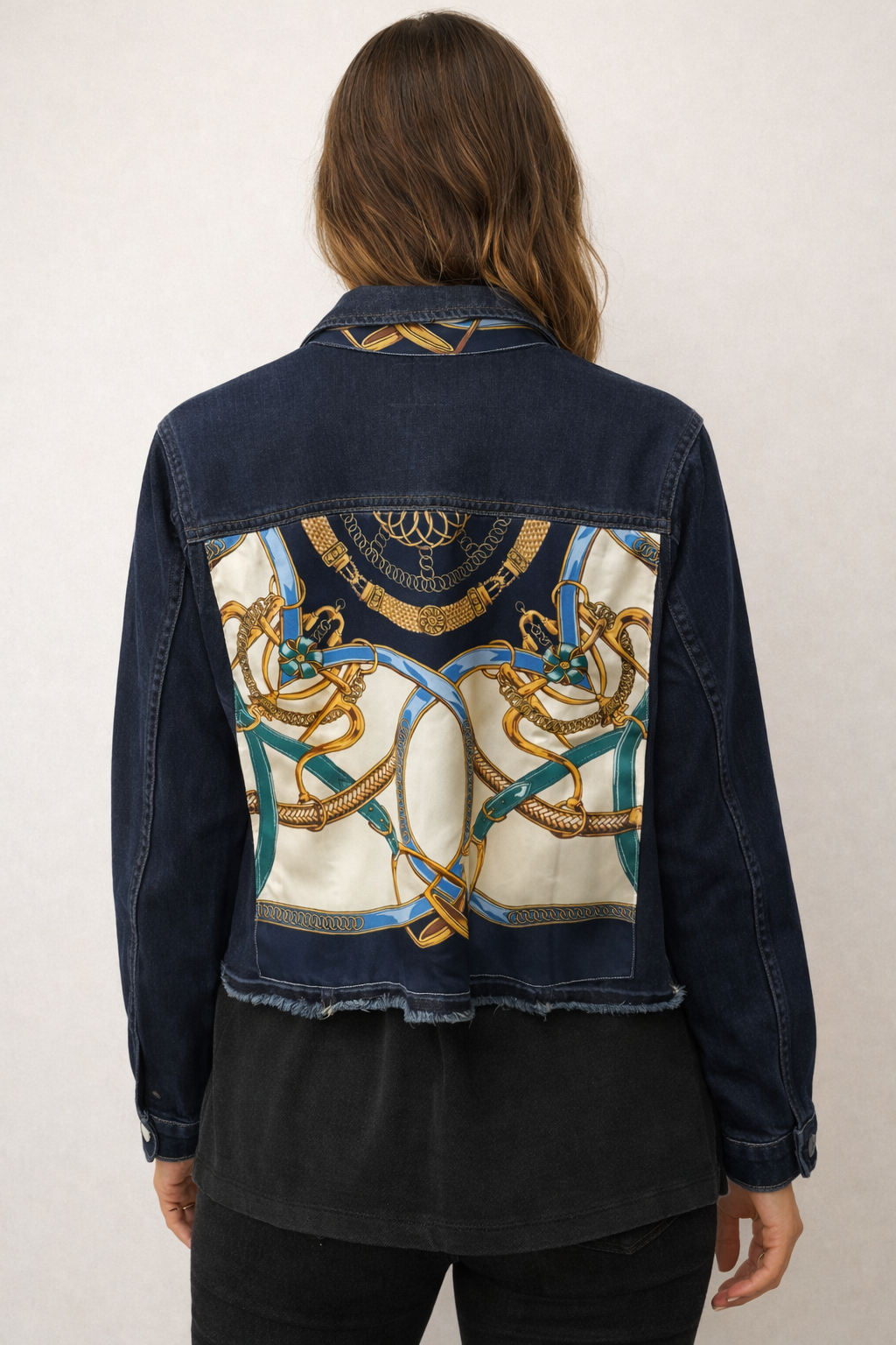Dark Denim Jacket - Blue Stirrup