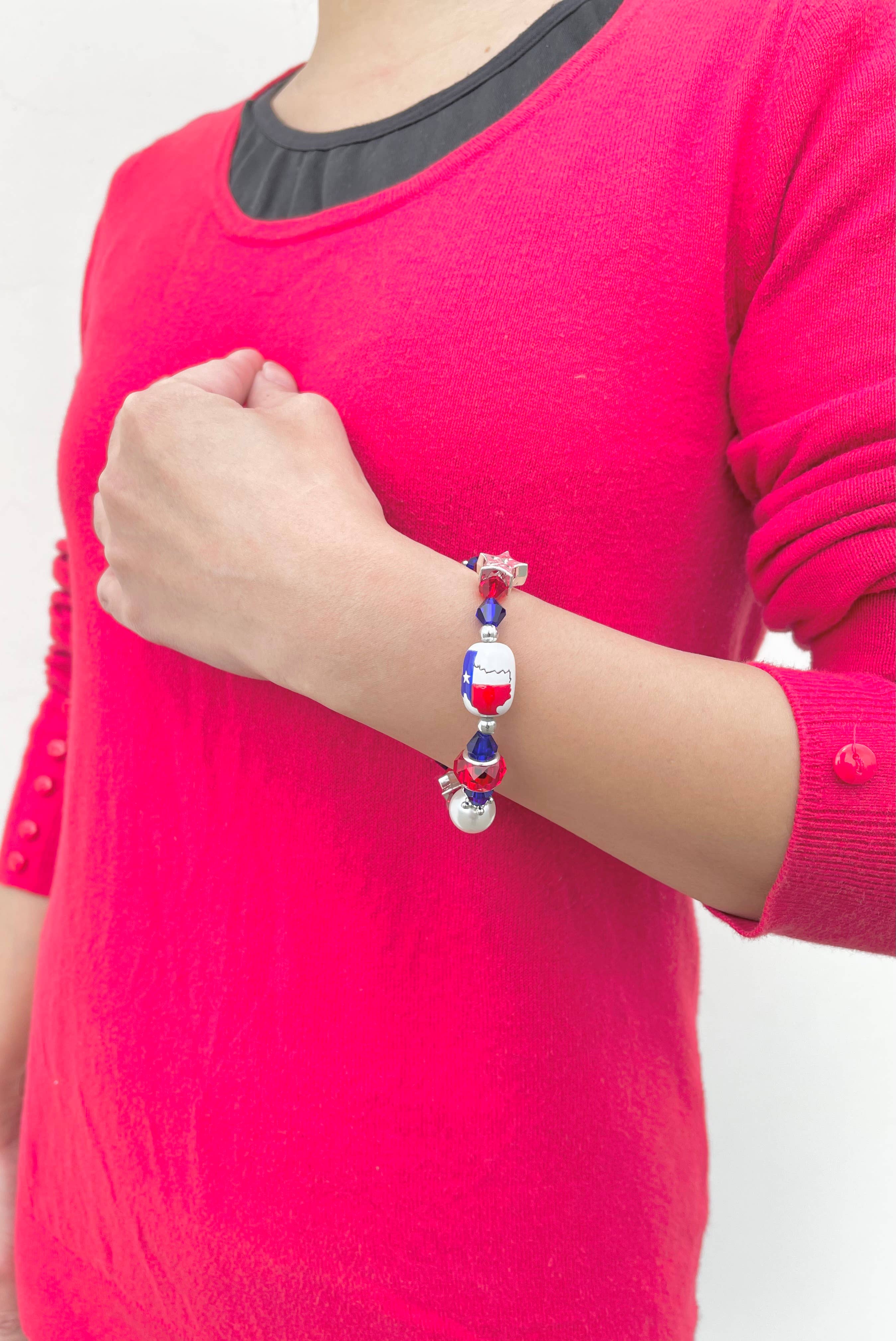 Texas Map Bracelet & Earrings