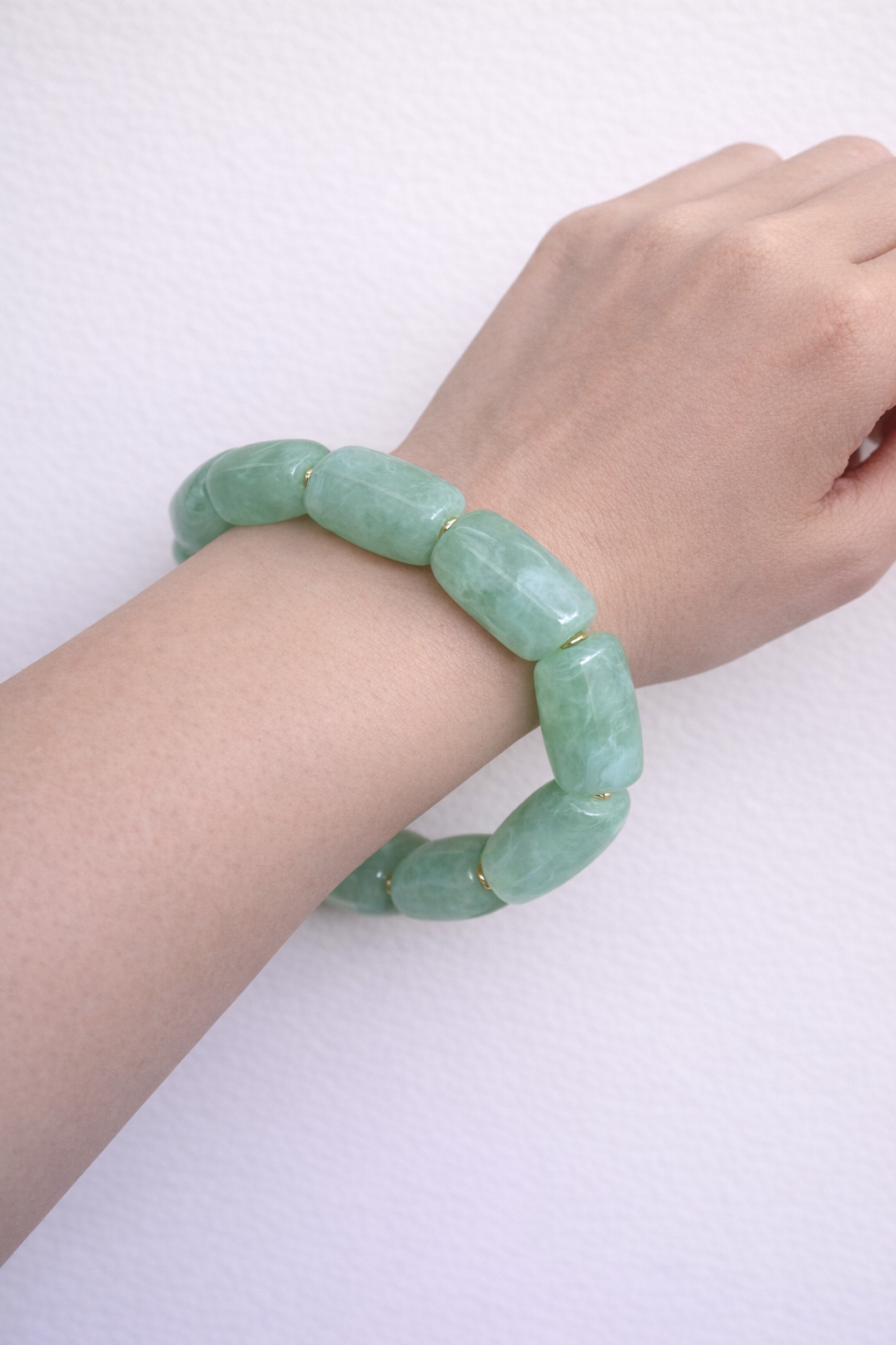 Beaded Resin Stretch Bracelets