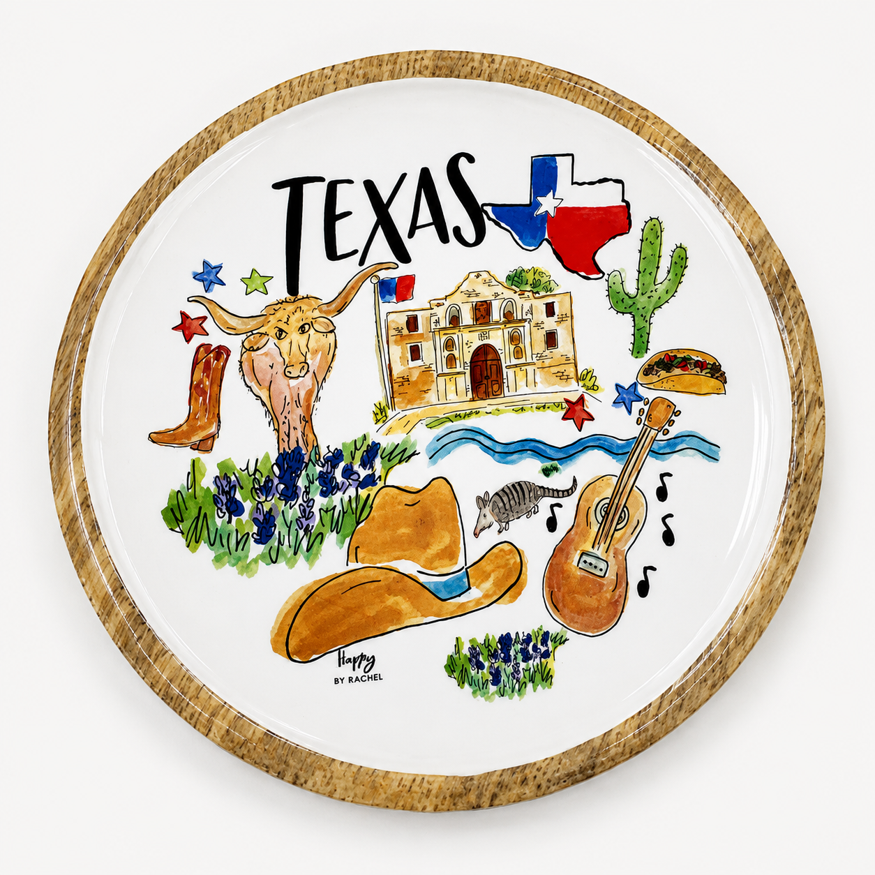 Texas Theme Trinket Tray