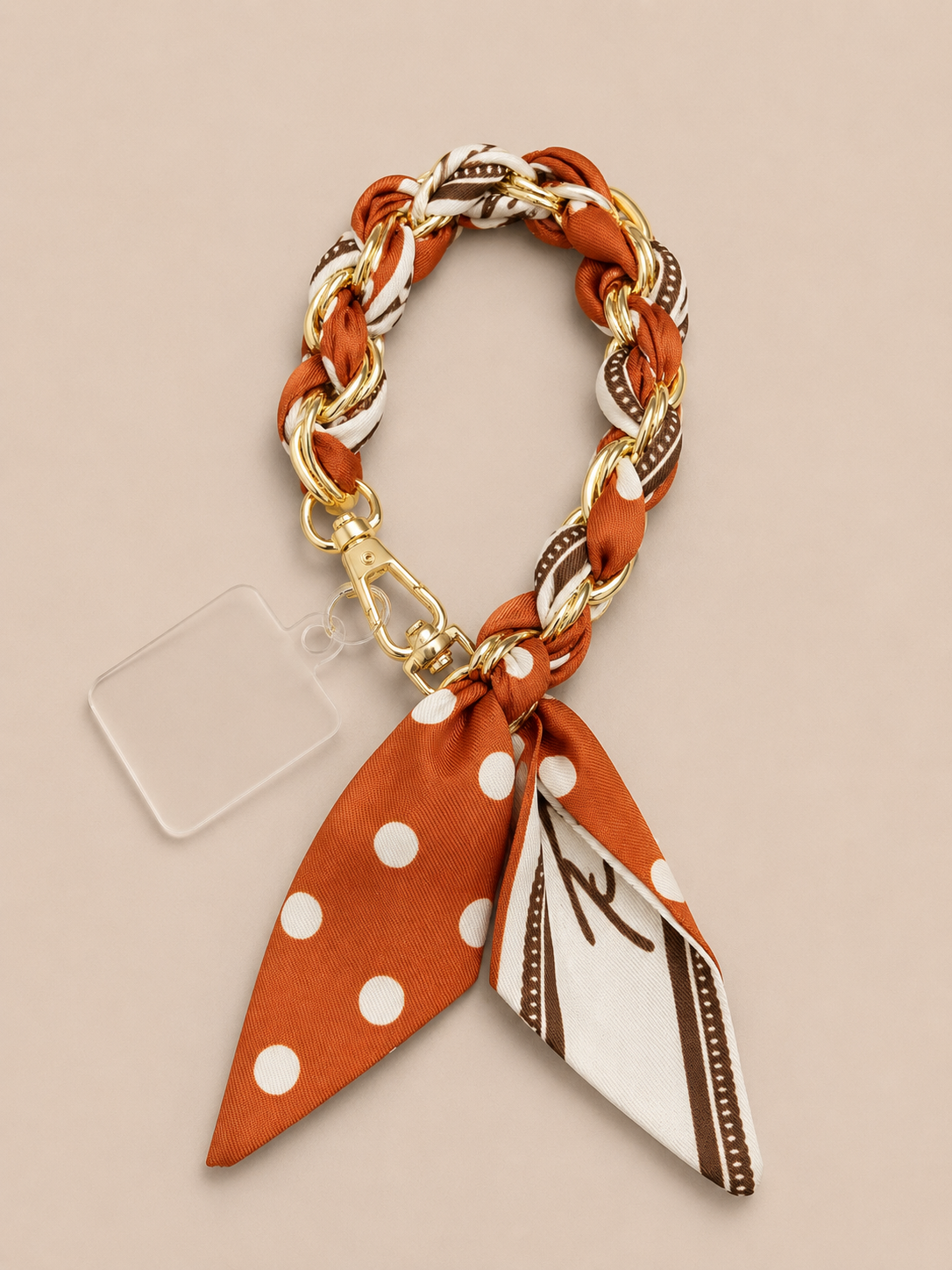 Scarf Chain Bag Tag/Phone Holder