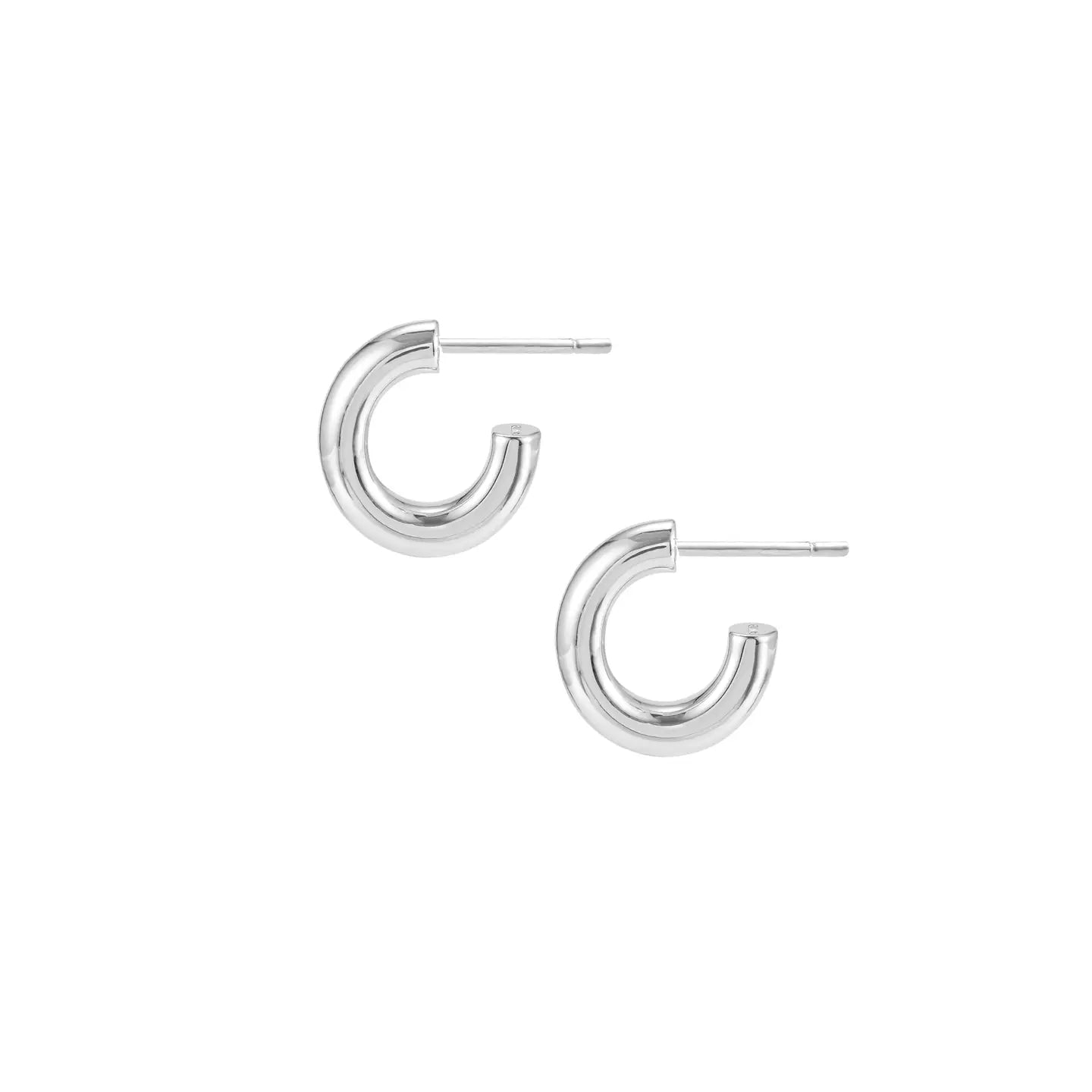 Natalie Wood Just Dance Mini Hoops - Silver