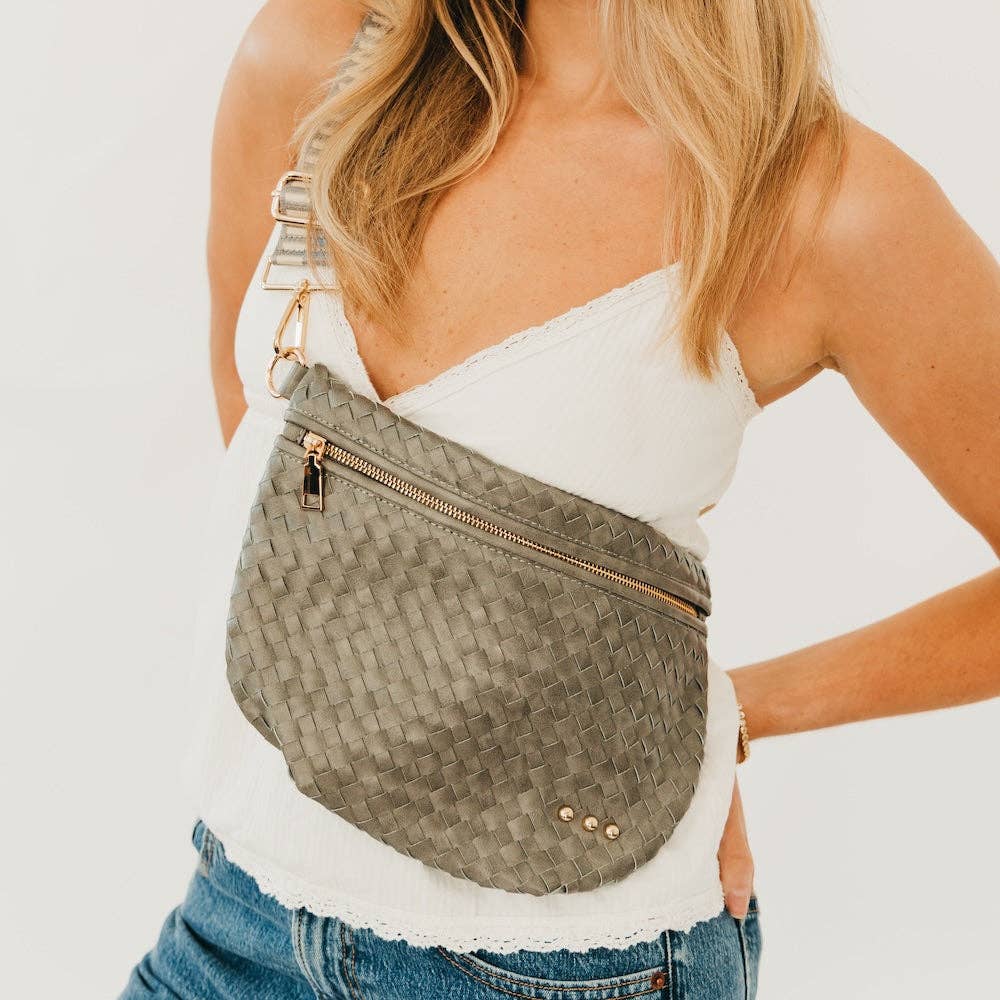 Westlyn Woven Bum Bag - Cherry Red