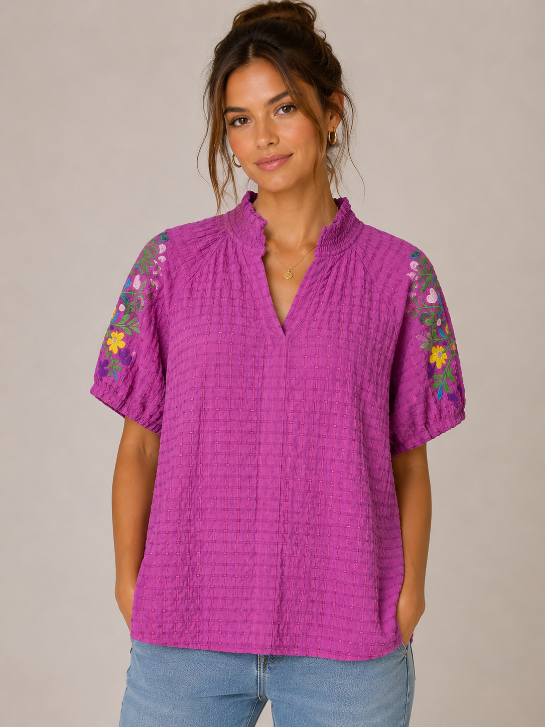 The Havana Top - Pink