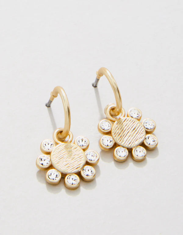 Spartina Whirly Drop Hoop Earrings