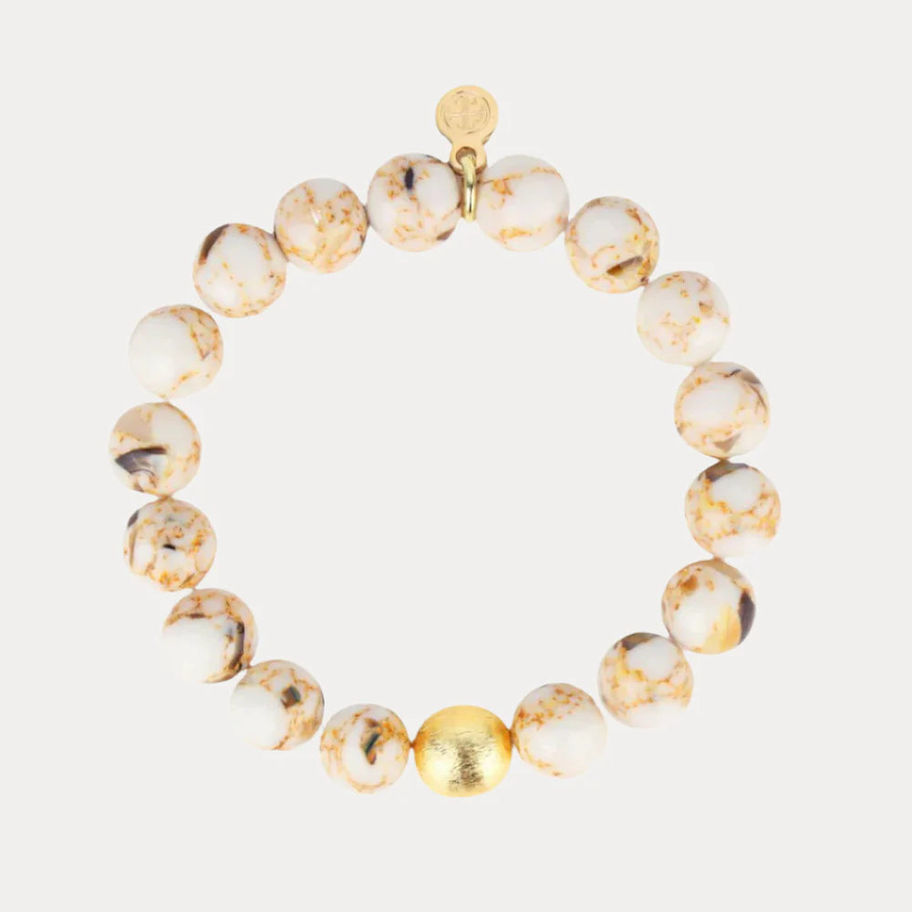 Budha Girl Marble Beaded Bracelet