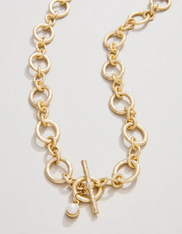 Spartina DeVaul Chain Toggle Necklace 18"