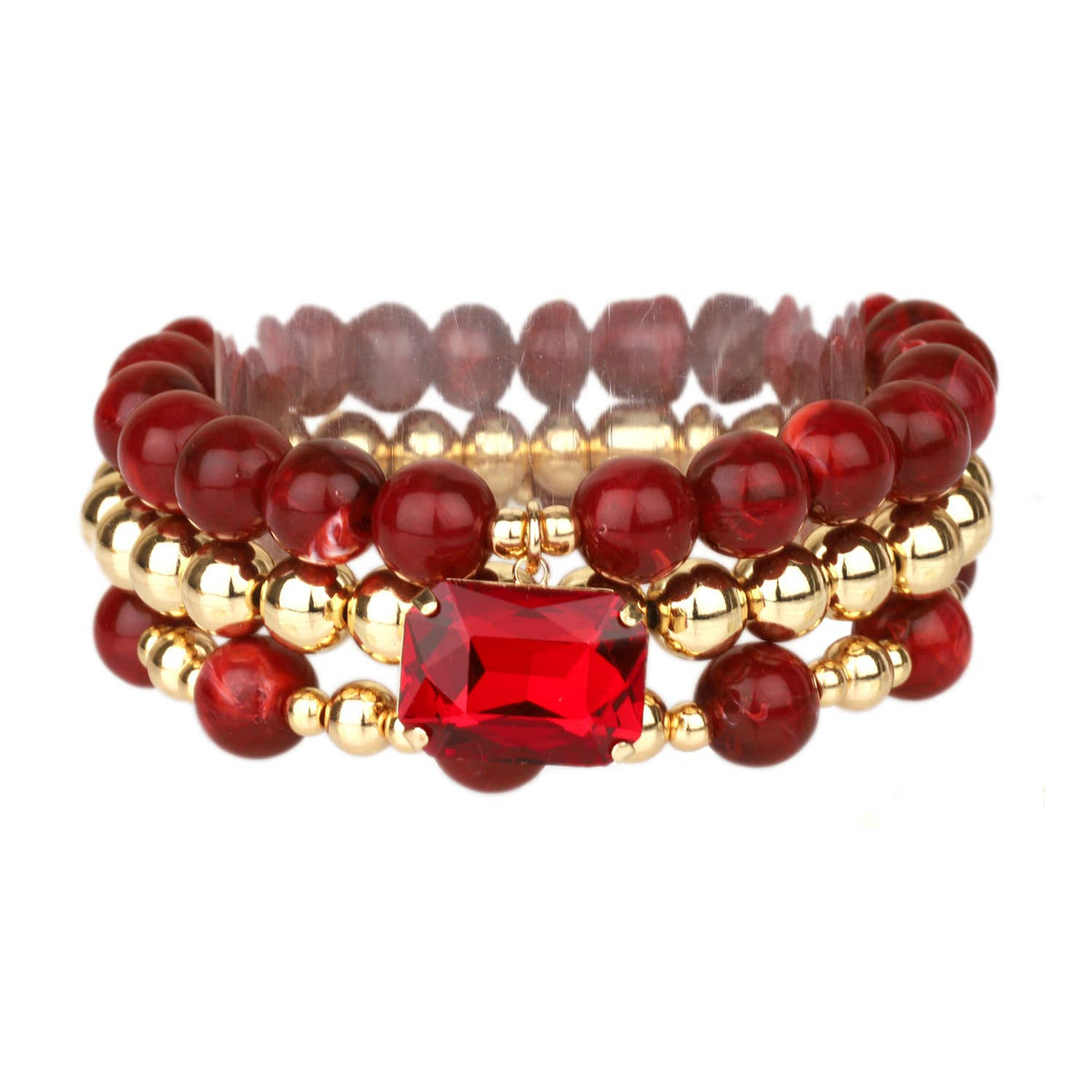 Marble Stretch Bracelet Set