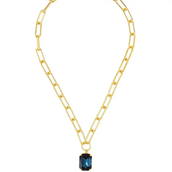 Sorrelli Brynn Paperclip Pendant Necklace - Montana