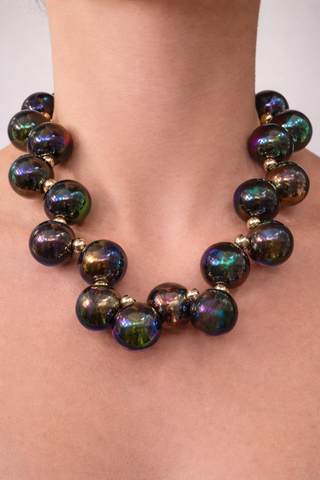 Bubble Beaded Necklace
