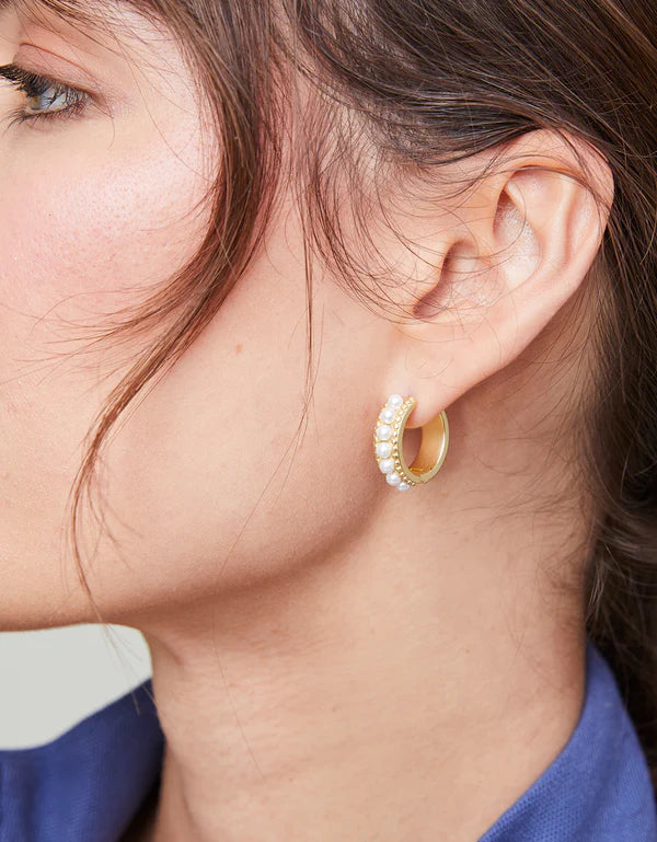 Spartina Midi Hoop Earrings