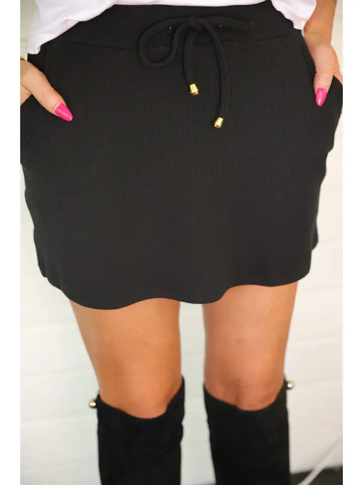 Well Loved Ribbed Skort