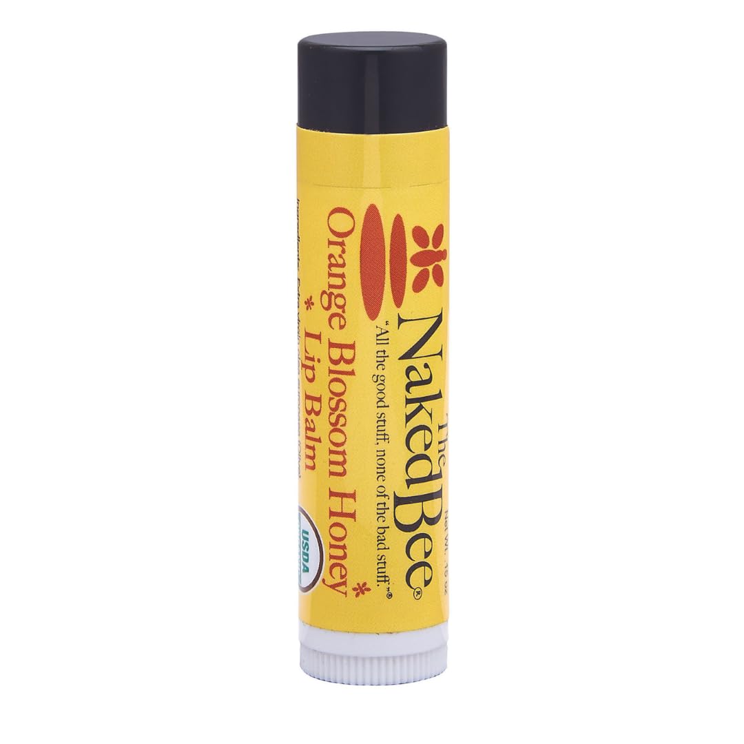 Naked Bee Lip Balm in Orange Blossom Honey 0.15 oz
