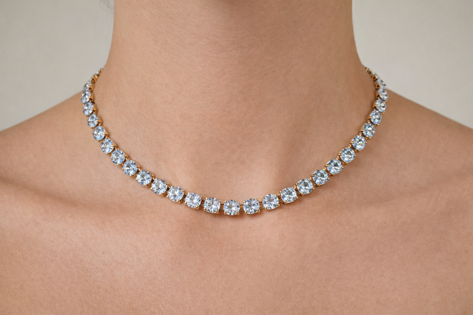 Tova Oakland Supreme Necklace - Neon Blue