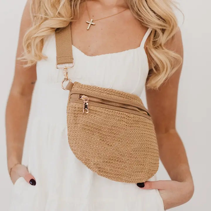 Westlyn Raffia Bum Bag