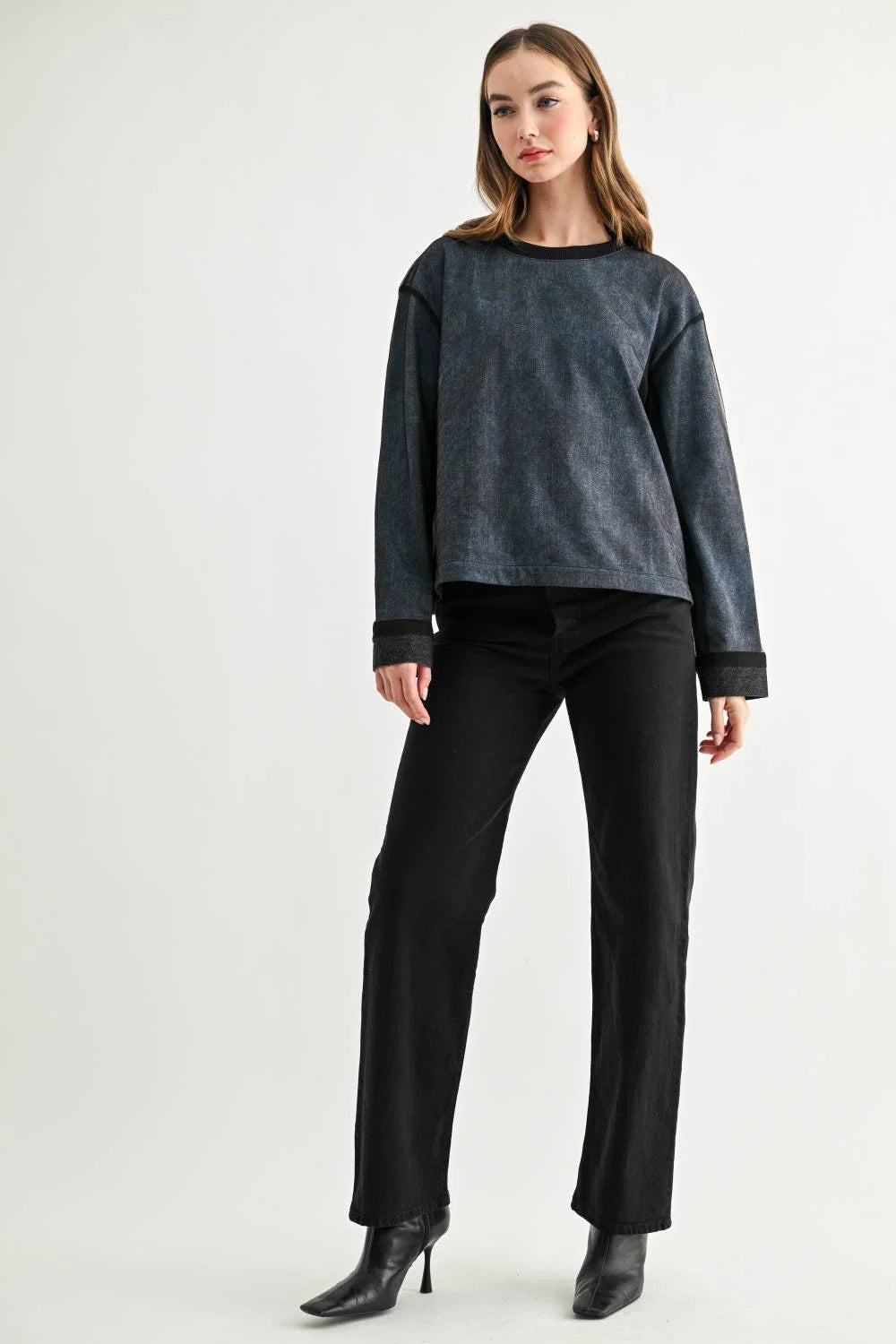 Navy Kalila Top