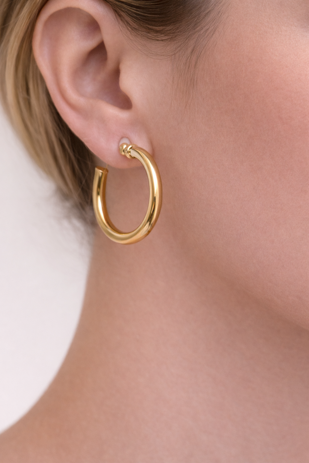 Zenzii Metal Hoops Shiny Finish