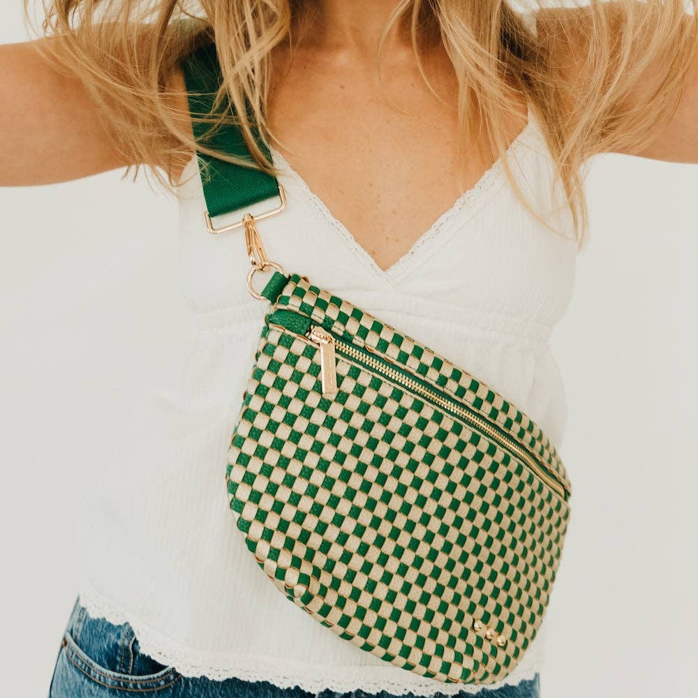 Westlyn Woven Bum Bag - Cherry Red