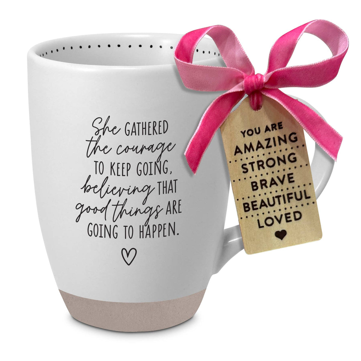 She Gathered Courage Kindness Mug