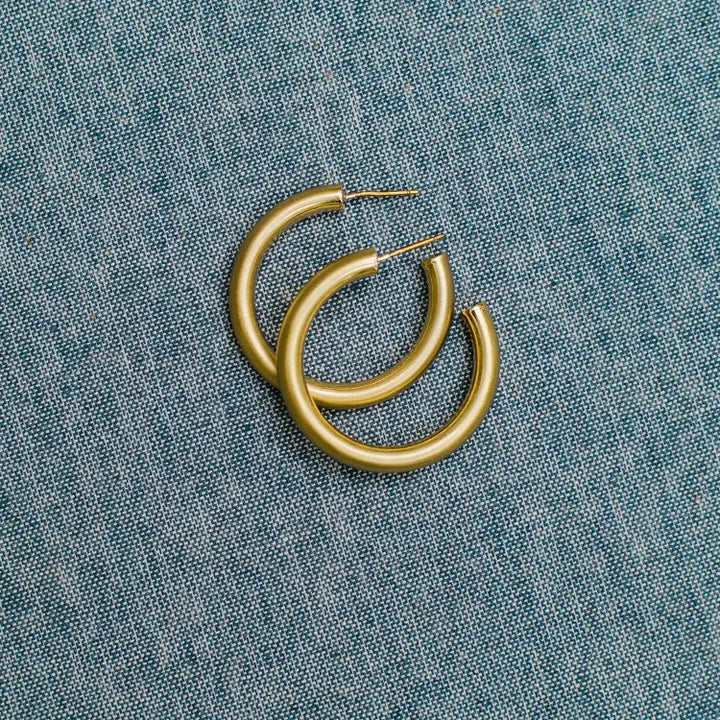 Michelle McDowell Cameron Gold Earrings