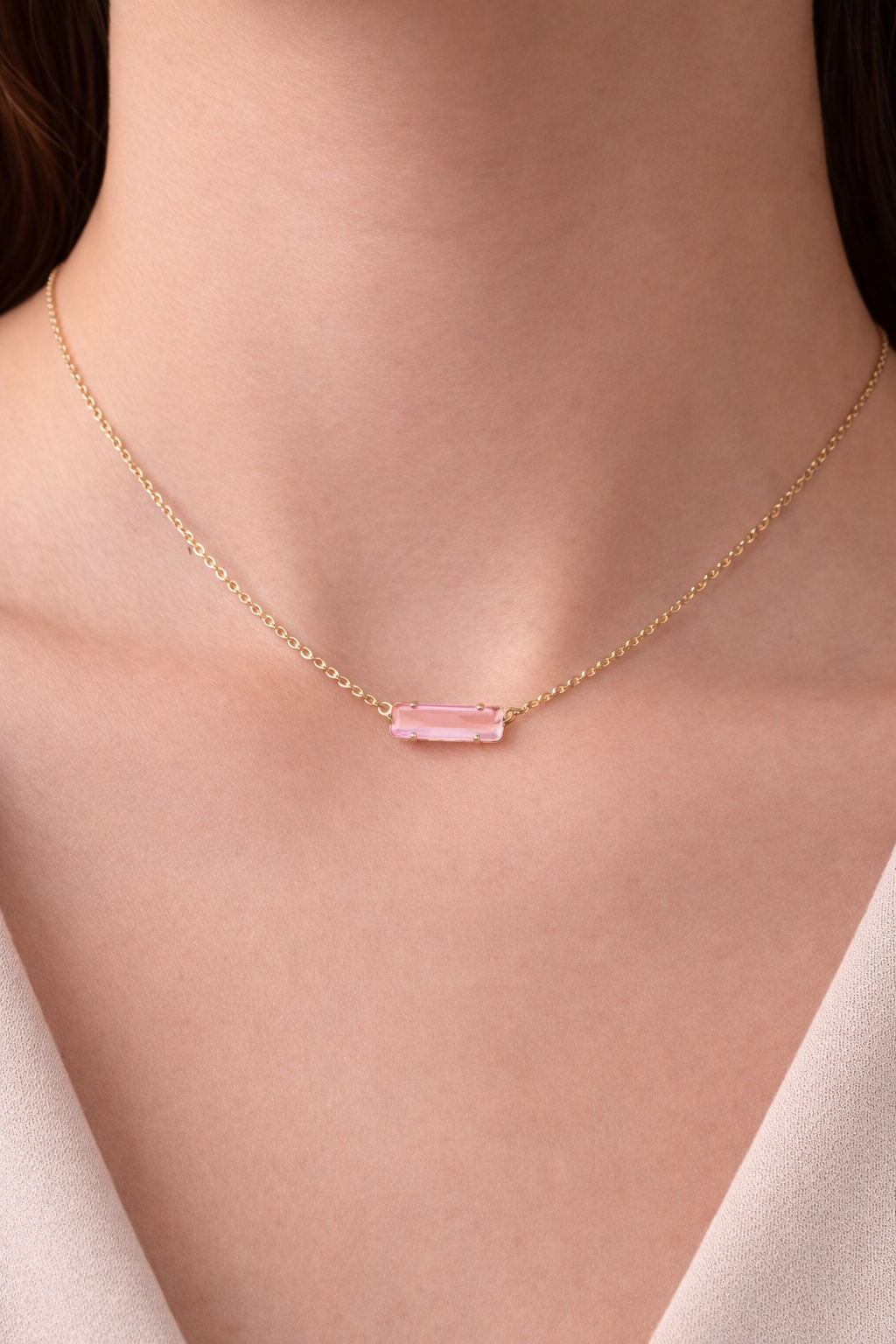 Sorrelli Bindi Pendant Necklace - Light Rose Delight — Accents Boutique, Marble Falls TX