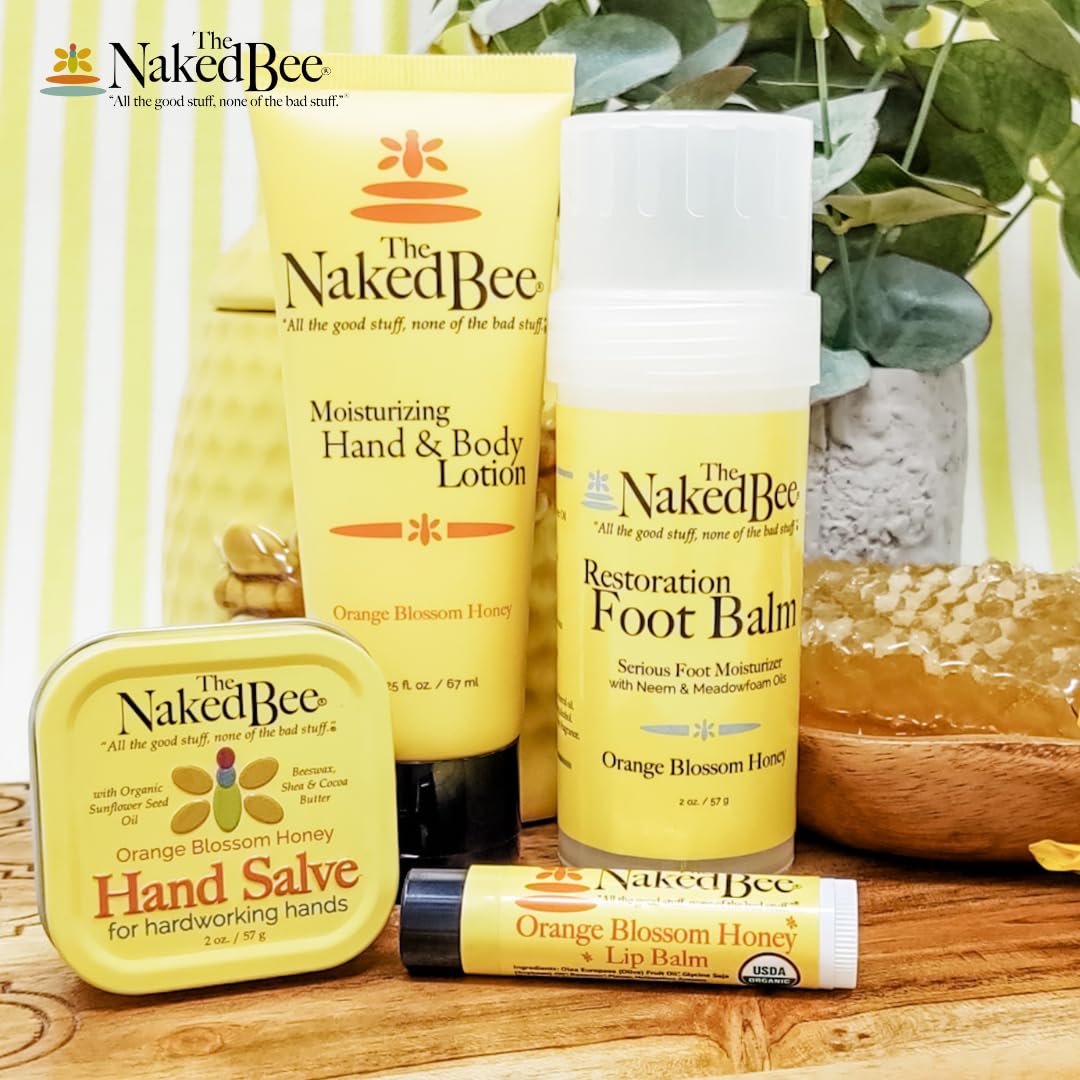 Naked Bee Lip Balm in Orange Blossom Honey 0.15 oz