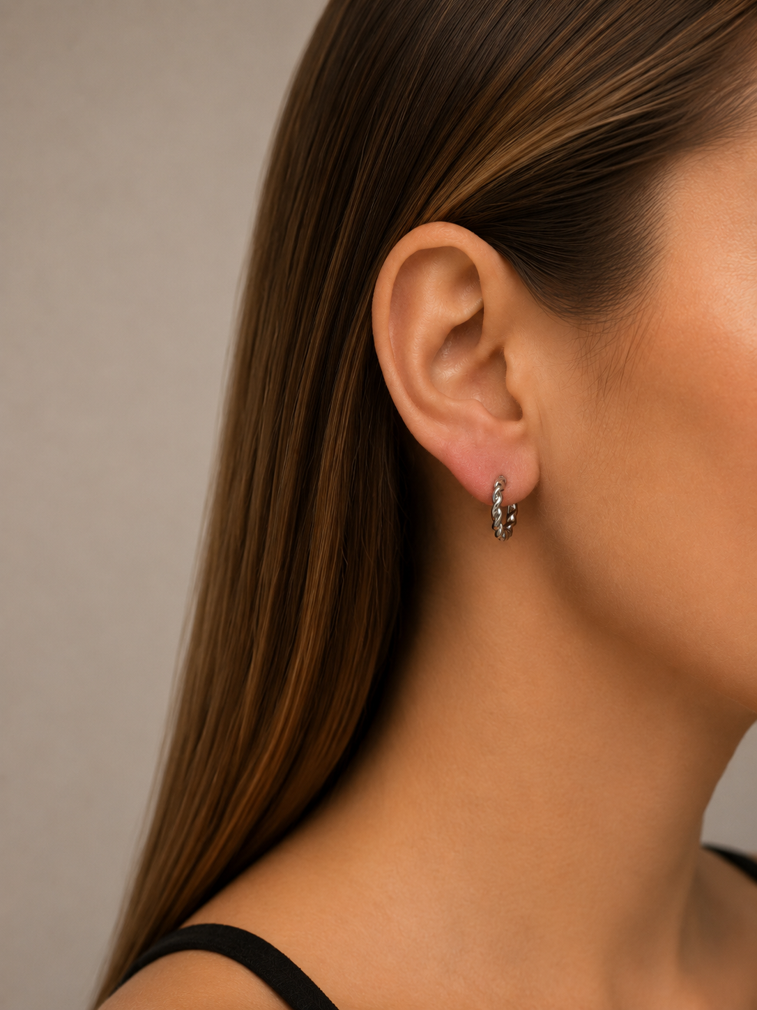 Silver Hoop Earrings