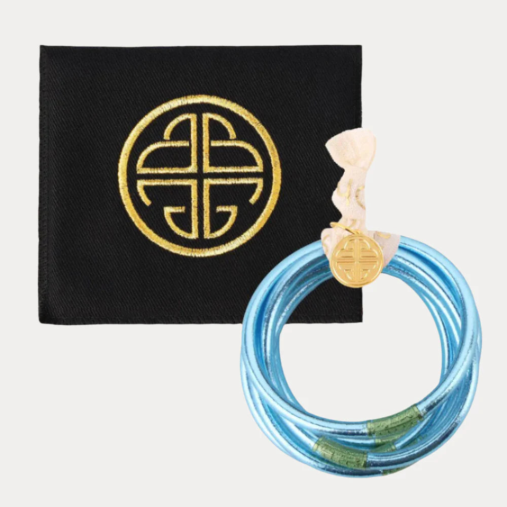 Budha Girl Azure All Weather Bangles® (Set of 6) - Serenity Prayer