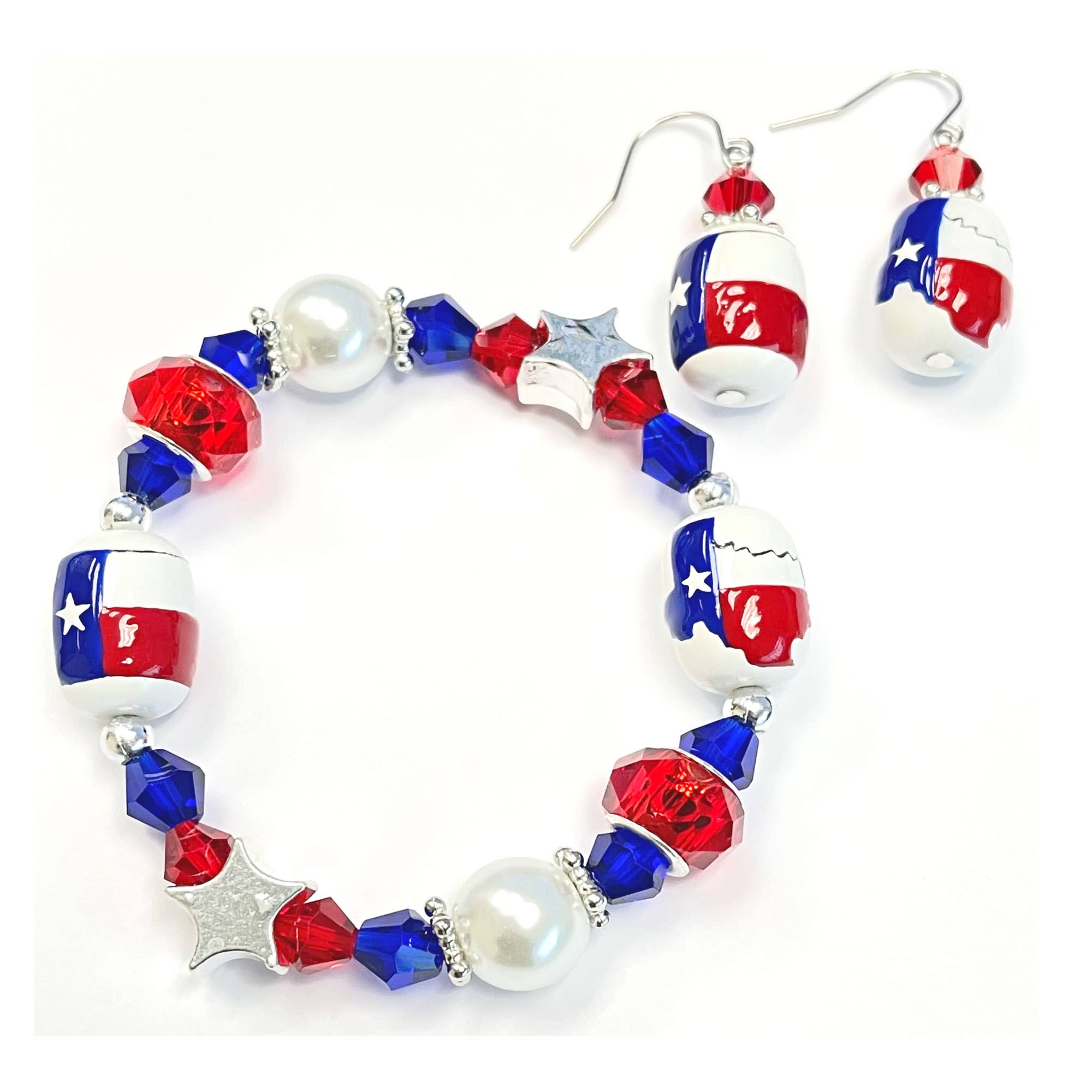 Texas Map Bracelet & Earrings