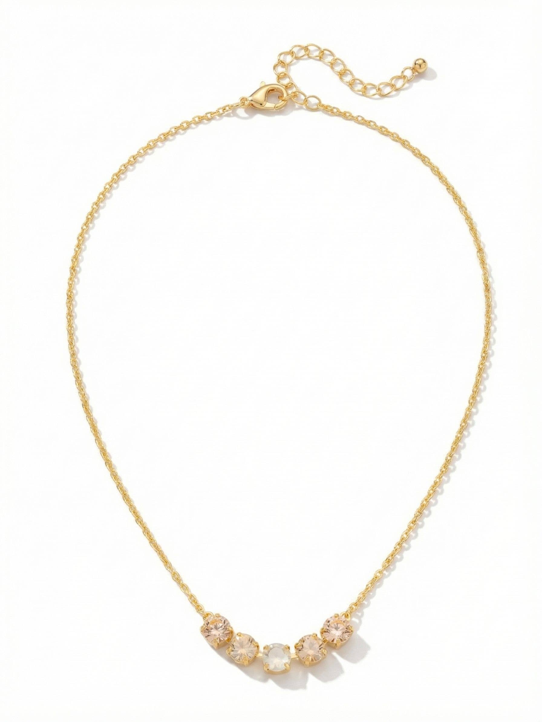 Sorrelli Shaughna Tennis Necklace - Golden Goddess