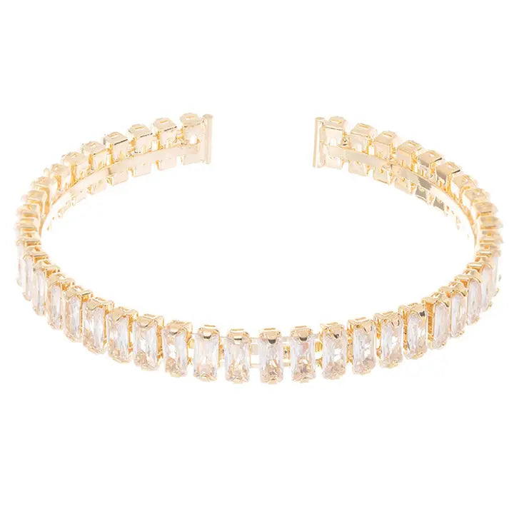 Cubic Zirconia 1 Line Bracelet