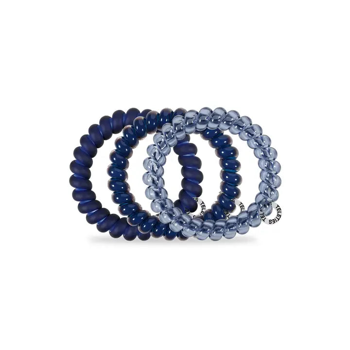 Spiral Hair Coils | Large | Nightfall Navy Hair Ties