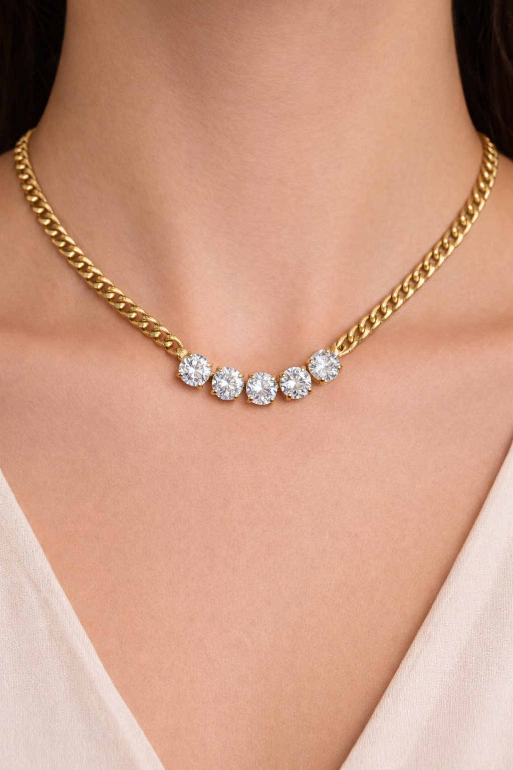 Sorrelli Shannon Tennis Necklace - Crystal — Accents Boutique, Marble Falls TX