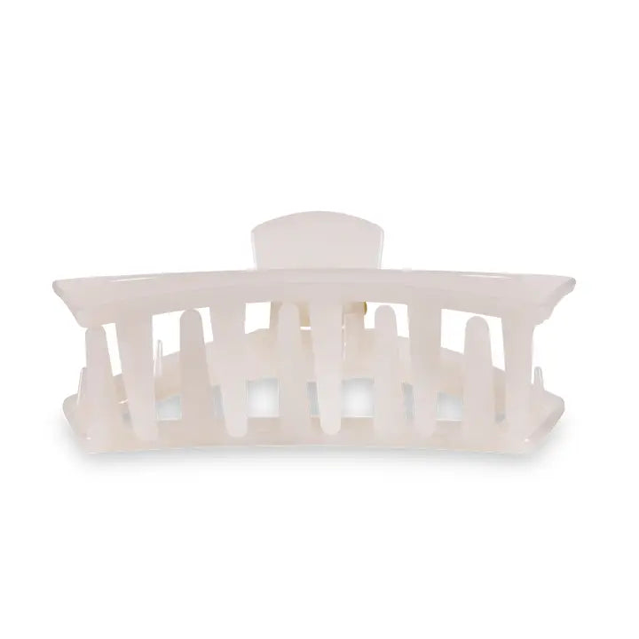 Open Hair Clip | Small | Coconut White