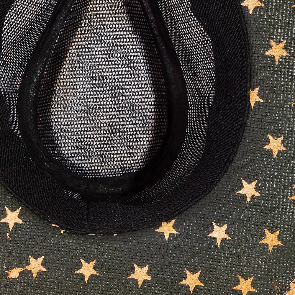 Patriotic Vintage American Flag Cowboy Hat