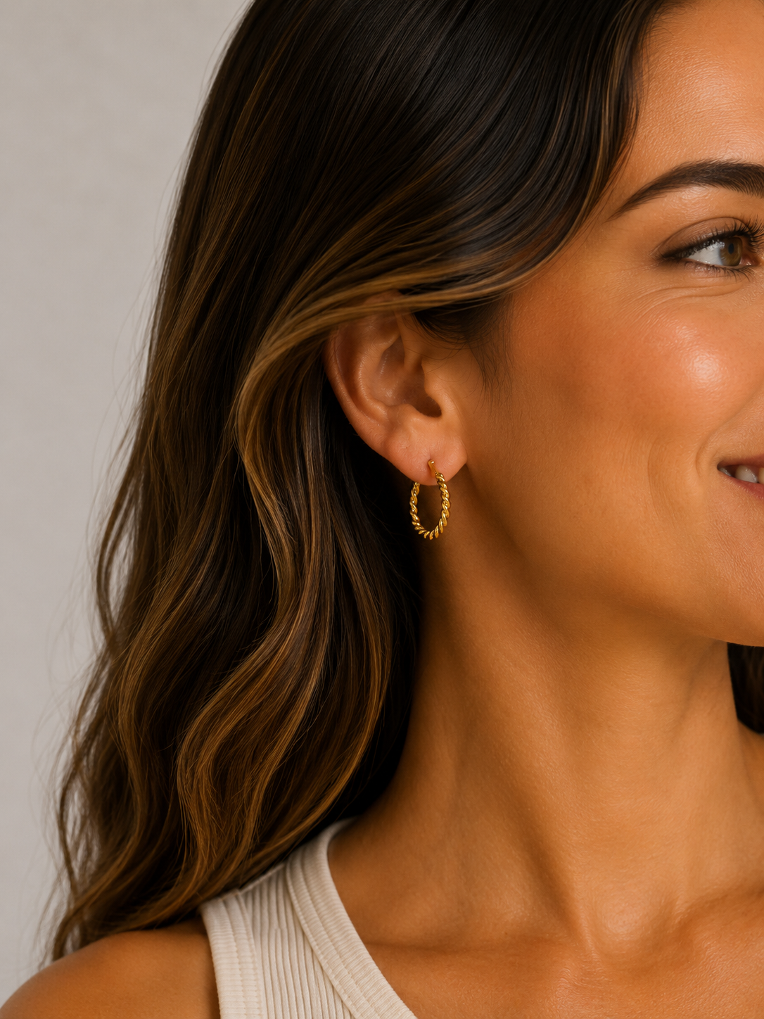 Gold Hoop Earrings