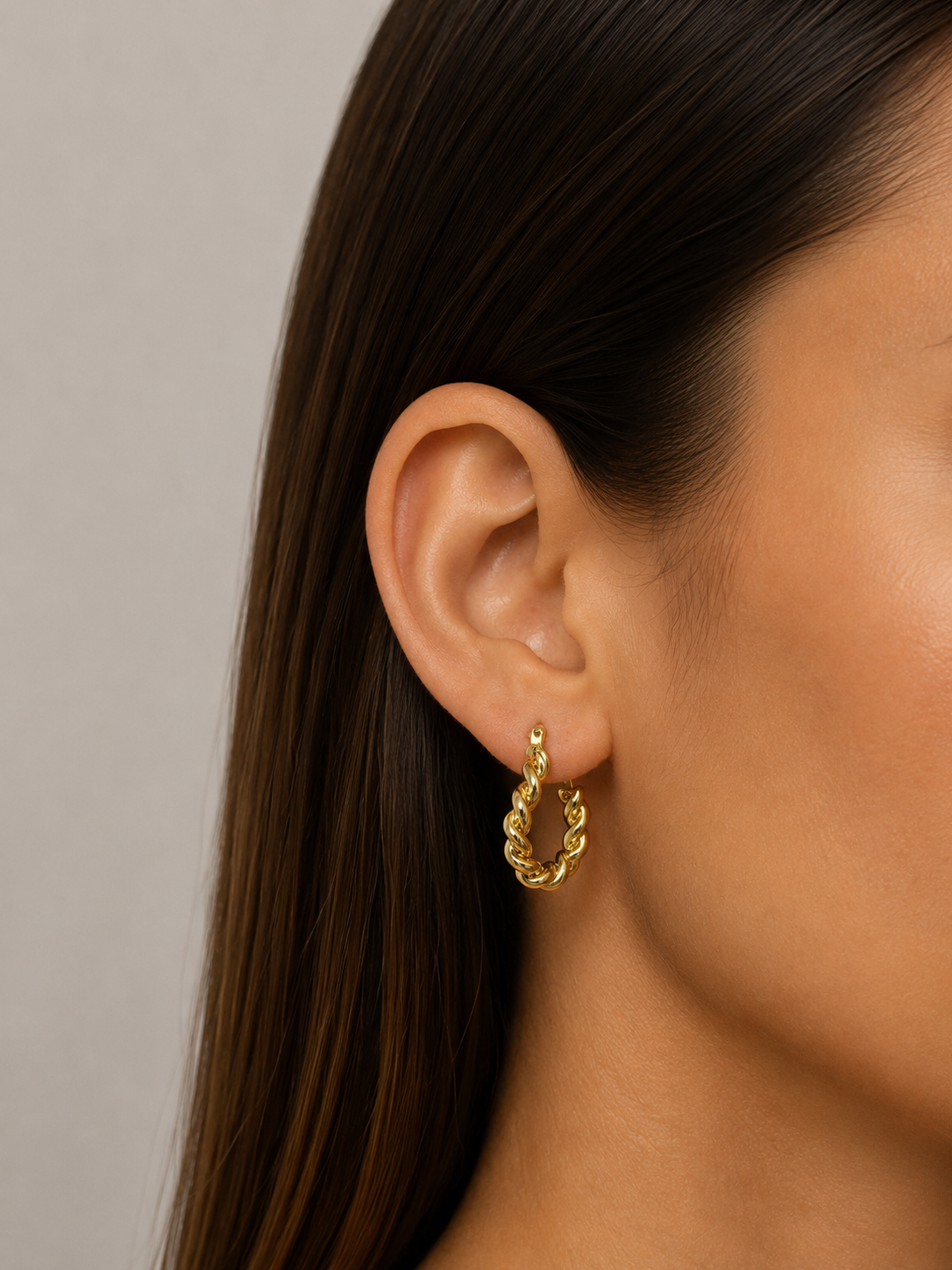 Gold Hoop Earrings