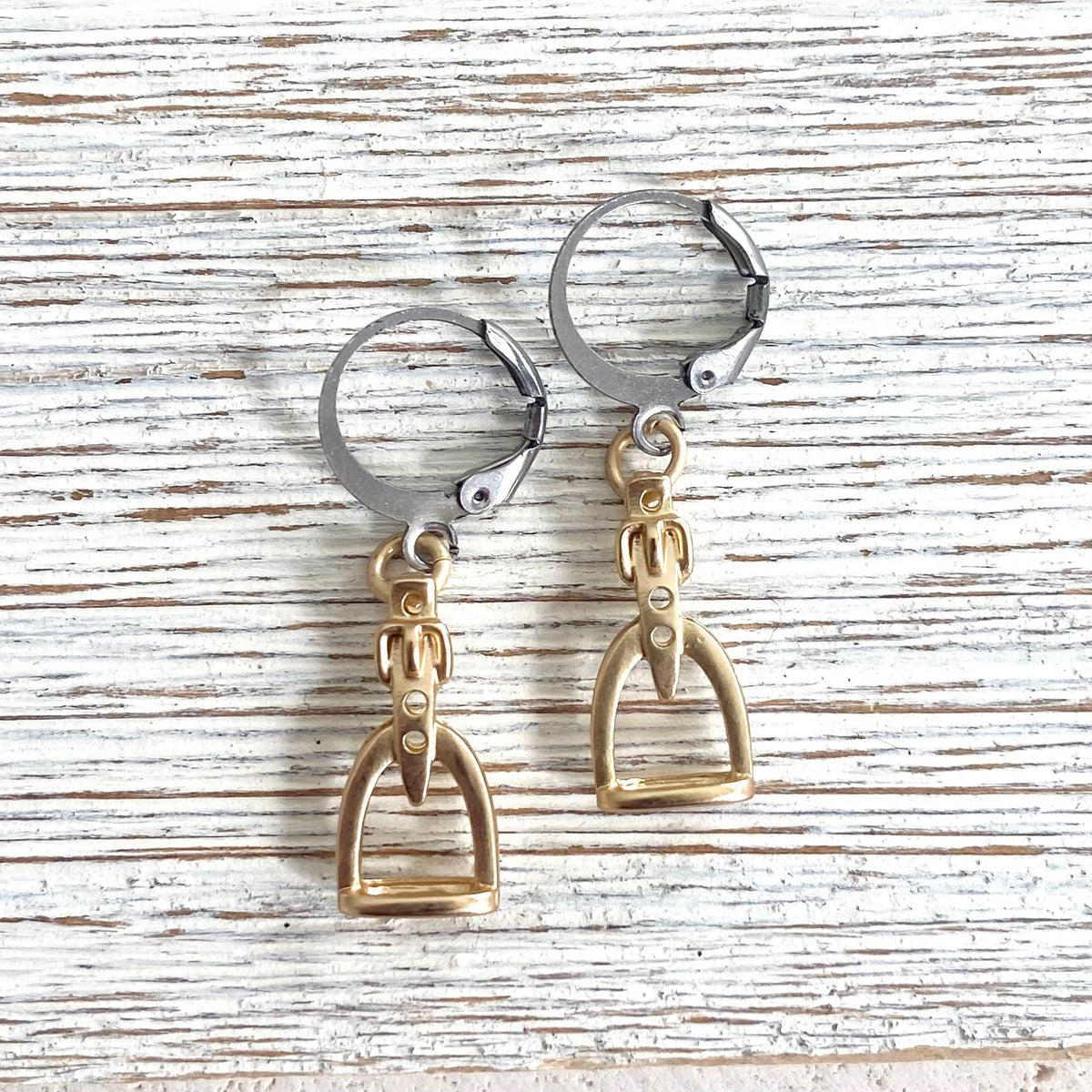 Stirrup Equestrian Earrings