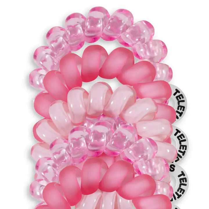 Spiral Hair Coils | Tiny | Pretty in Pink Hair Ties