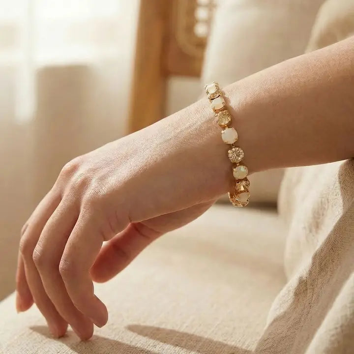 Sorrelli Sienna Tennis Bracelet - Golden Godess