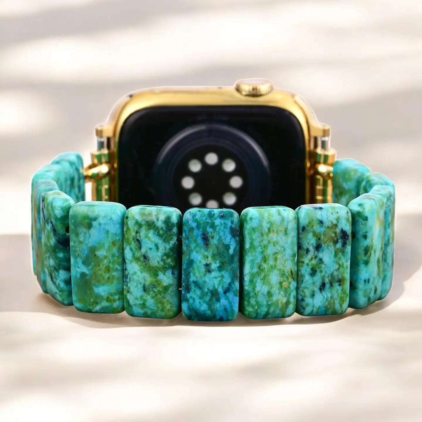 Jade Serenity Stretch Apple Watch Strap — Accents Boutique, Marble Falls TX