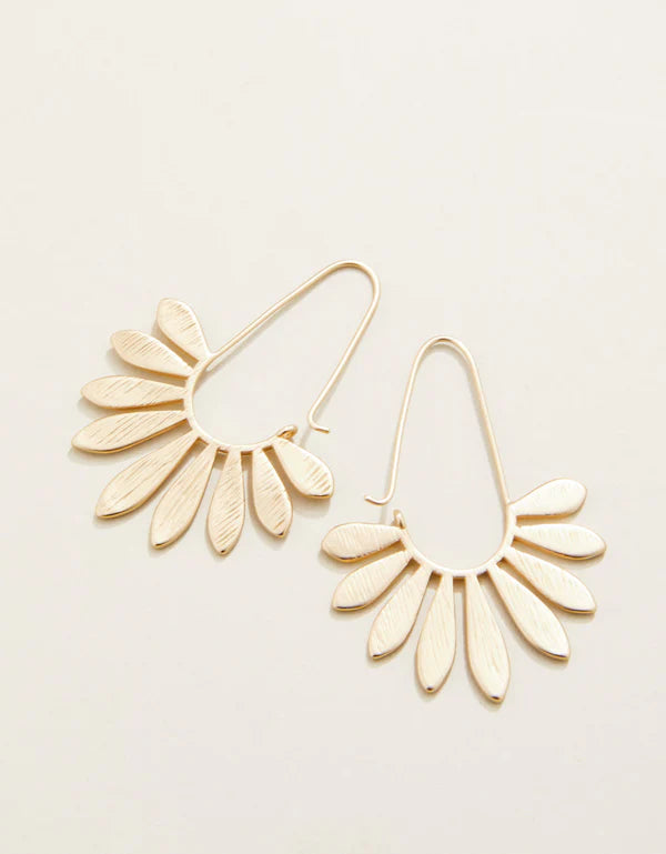 Spartina Palmetto Hoop Earrings Gold