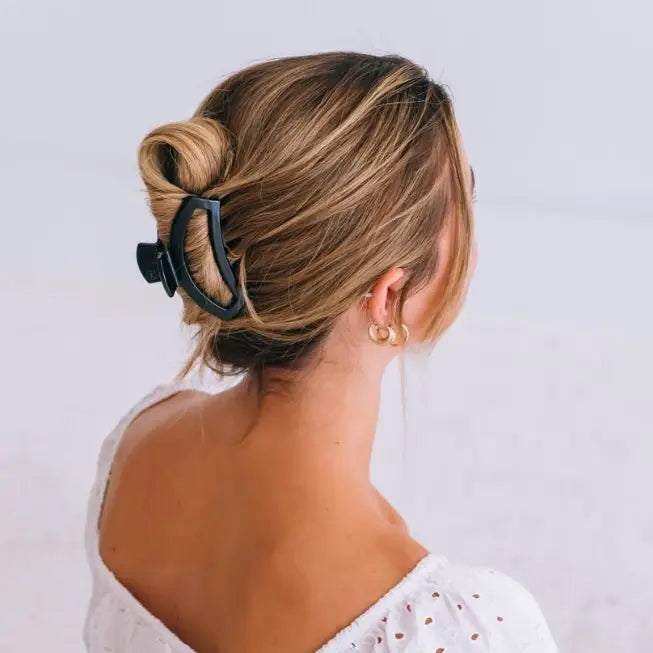 Open Hair Clip | Med. | Jet Black