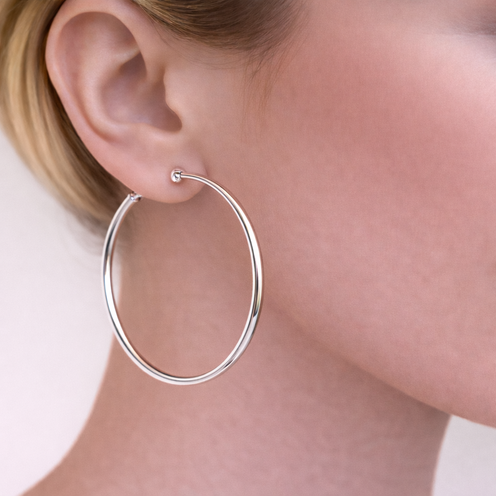 Zenzii Extra Thin Shiny Metal Hoops — Accents Boutique, Marble Falls TX