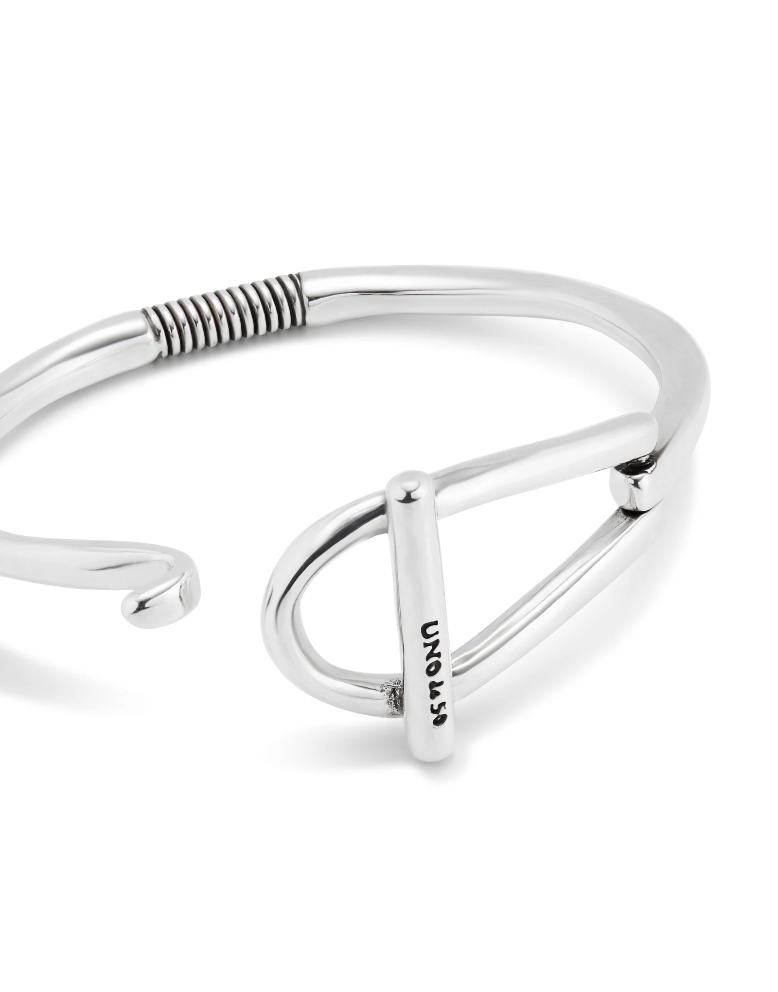 Uno de 50 Teen Bracelet Silver Plated Link Buckle Clasp Size Medium — Accents Boutique, Marble Falls TX
