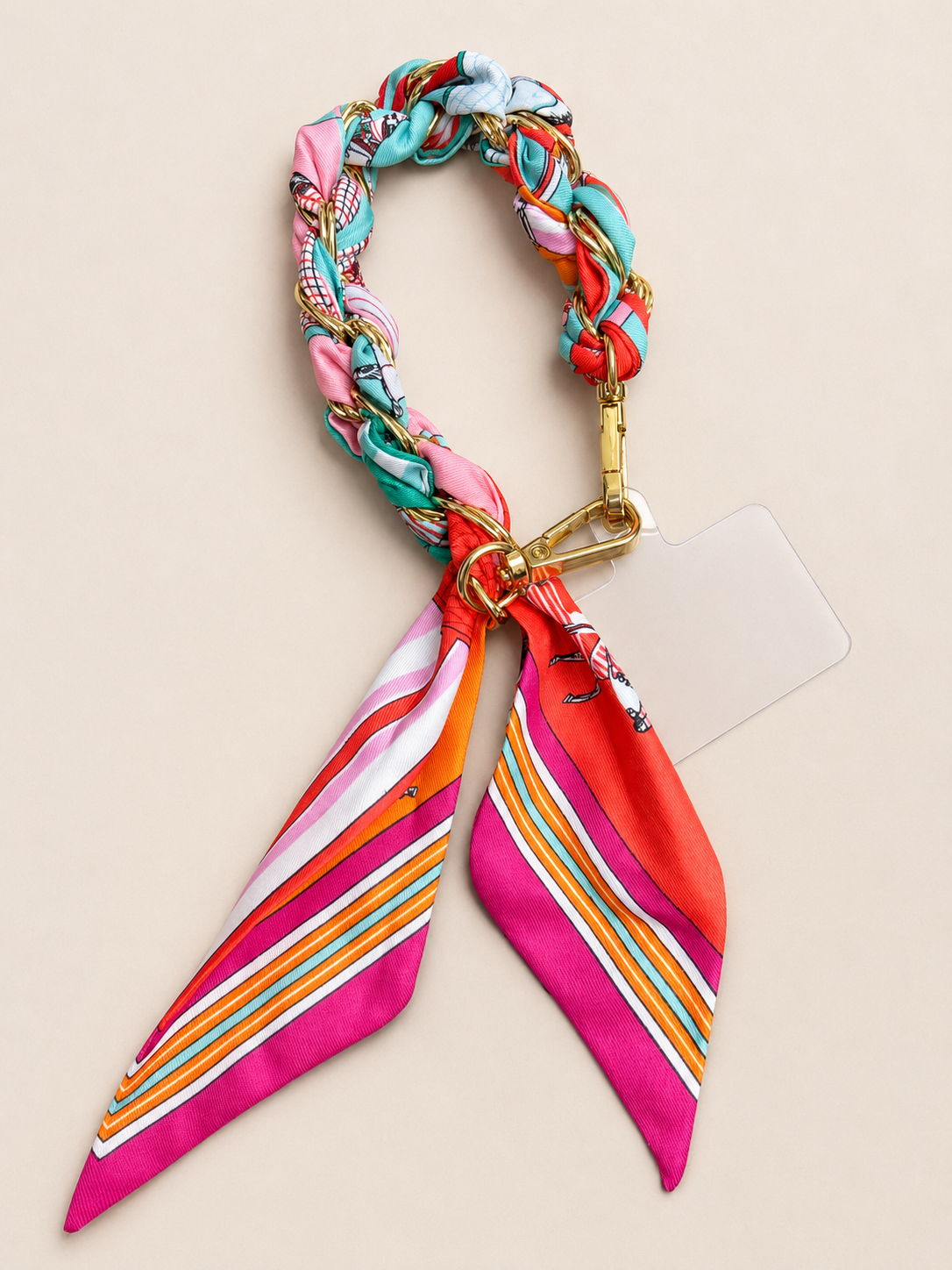 Scarf Chain Bag Tag/Phone Holder